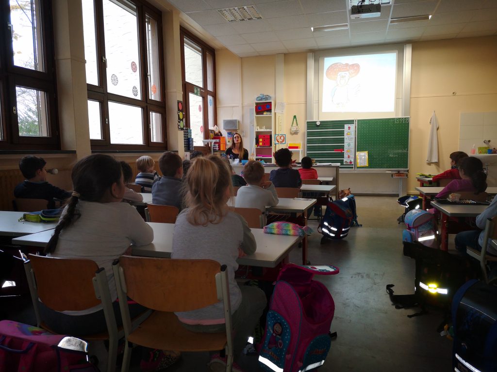 Lesung Tomm will los, Kinderbuch, Erste Klasse, Grundschule